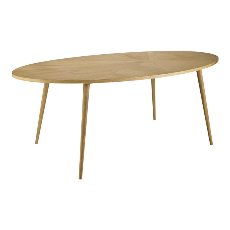 Origami - Table à manger ovale, 8 personnes, L200 cm - MAISONS DU MONDE