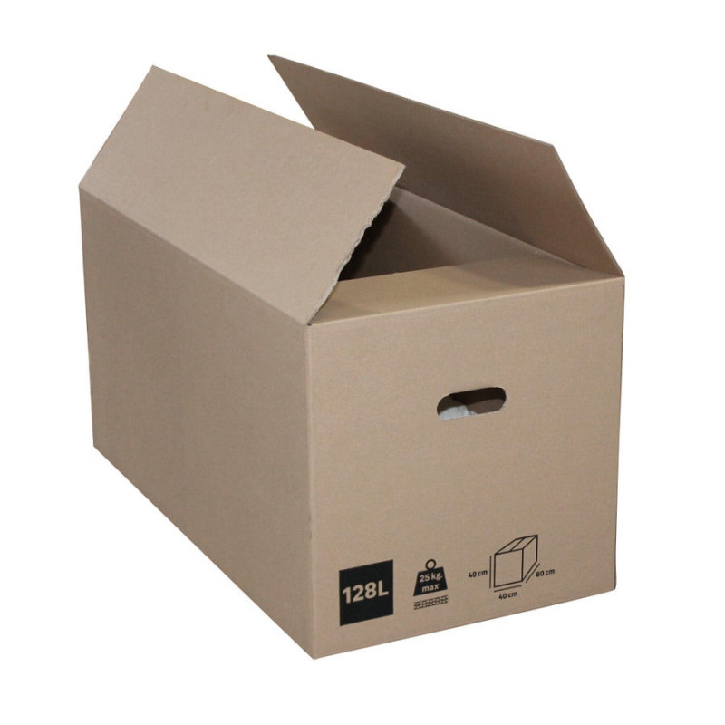 Carton 128 L, L.80 Cm X H.40 Cm X P.40 Cm
