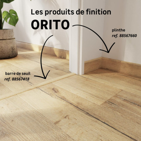 Sol stratifié intenso ARTENS orito,  l. 19,3 cm, Ep.10 mm, 1,74m2
