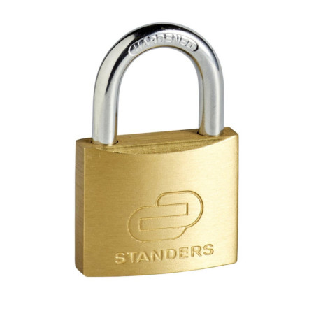 Cadenas à clé en laiton, STANDERS, L.40 mm
