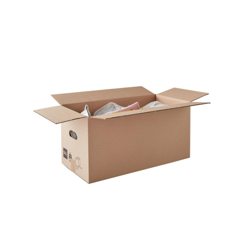 Carton ondulé 54 l, l.60 cm x H.30 cm x p.30 cm