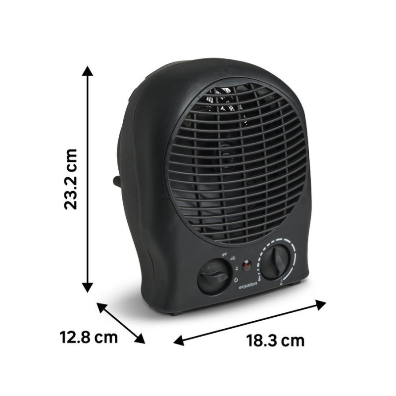 Radiateur soufflant électrique EQUATION Flag 2000 W