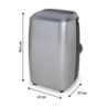 Climatiseur mobile design 14000 Btu EQUATION
