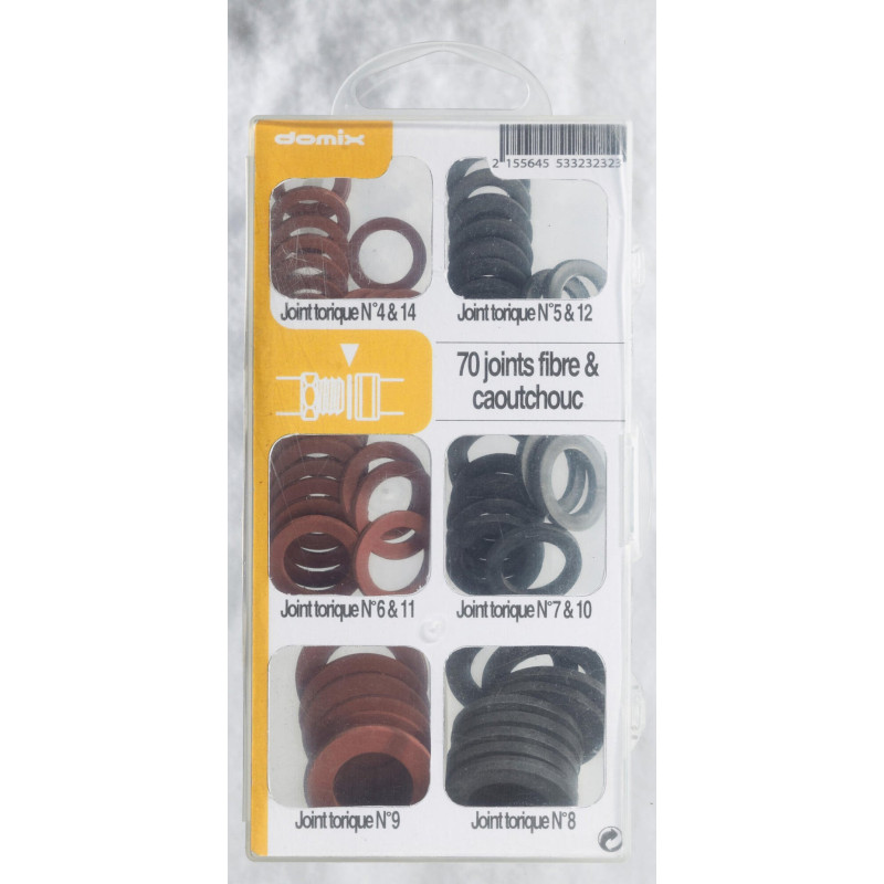 Coffret de 70 joints raccord, COMAP