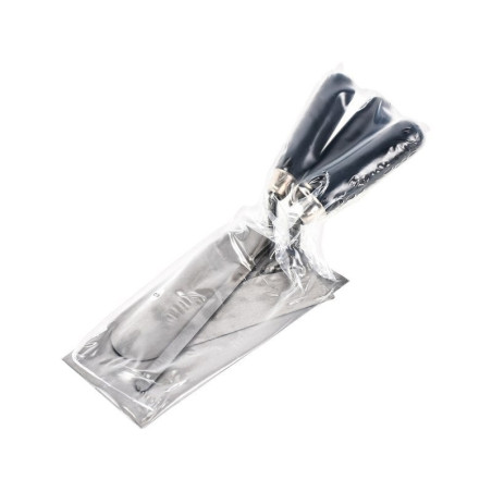 truelles en acier lame de 20 cm premier prix lot de 3