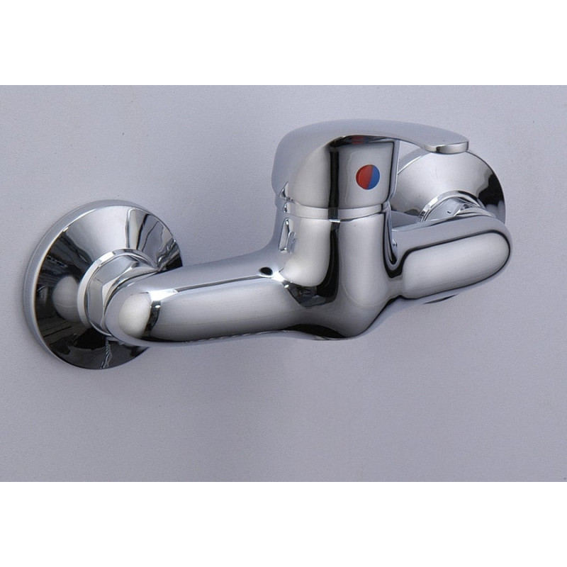 Mitigeur mécanique douche chromé chromé Nerea