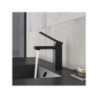 Mitigeur lavabo noir mat, SENSEA Studio M