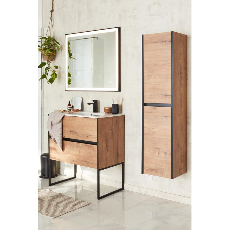 Mitigeur lavabo noir mat, SENSEA Studio M