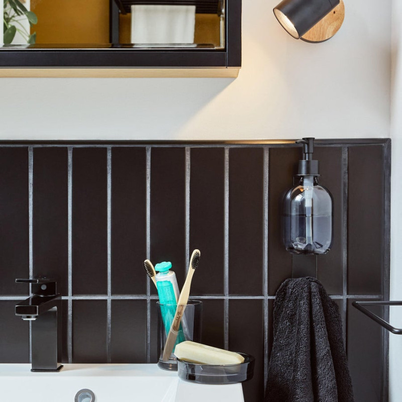 Mitigeur lavabo noir mat, SENSEA Studio M