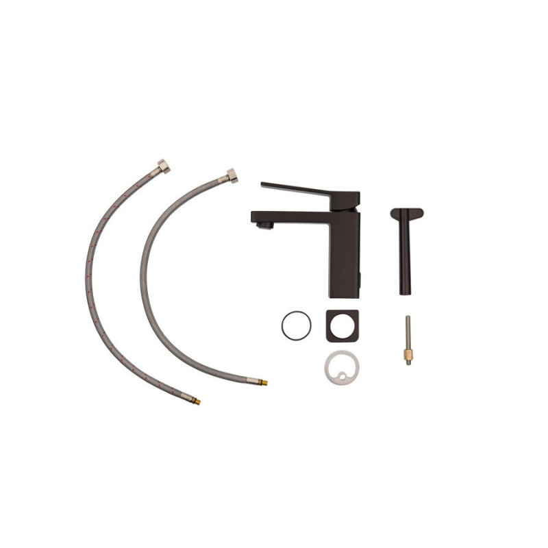 Mitigeur lavabo noir mat, SENSEA Studio M