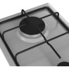 Plaque de cuisson à gaz 2 foyers 30cm Inox - BEKO - HDCG32220FX