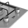 Plaque de cuisson à gaz 2 foyers 30cm Inox - BEKO - HDCG32220FX