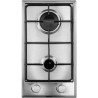 Plaque de cuisson à gaz 2 foyers 30cm Inox - BEKO - HDCG32220FX