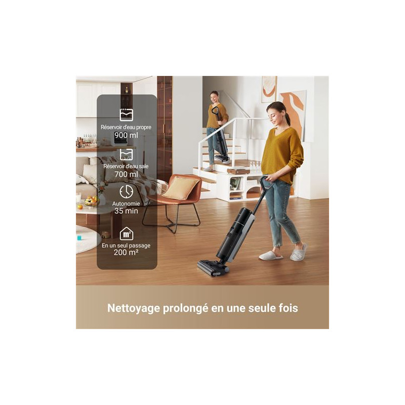Aspirateur balai laveur 300W Noir - DREAME - H12PROULTRA