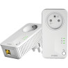 Kit de 2 adaptateurs CPL Powerline 600 Mbit/s Blanc - STRONG - STRONG_PLWF600_2