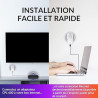 Kit de 2 adaptateurs CPL Powerline 600 Mbit/s Blanc - STRONG - STRONG_PLWF600_2