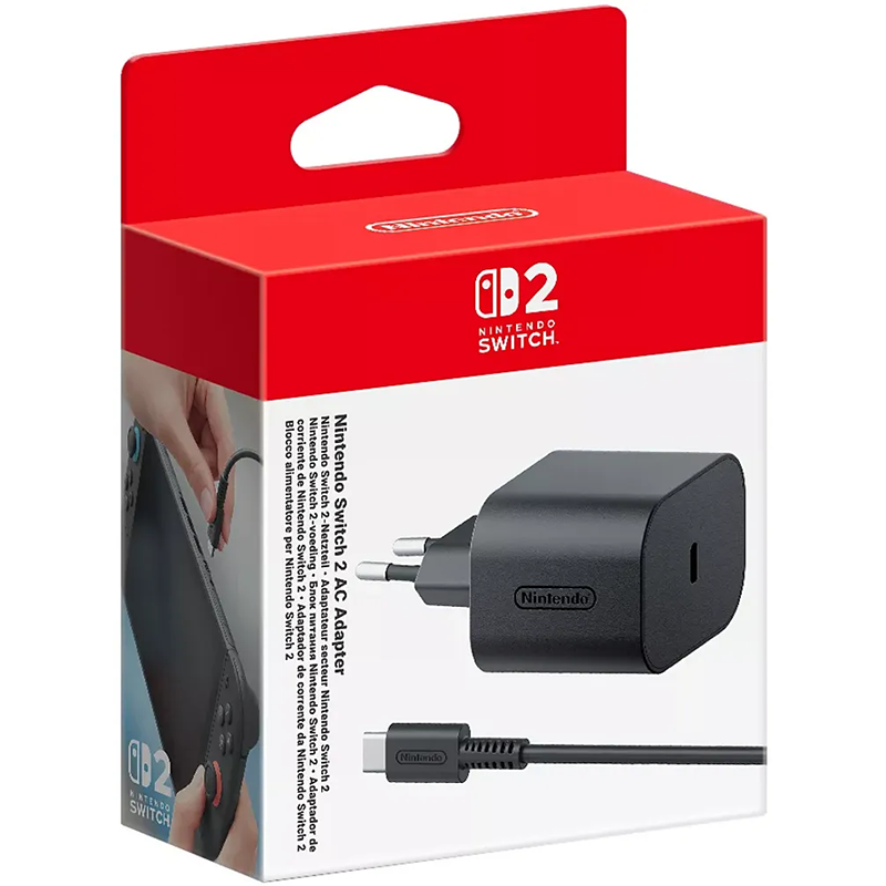 Adaptateur secteur pour console Switch 2 Noir - NINTENDO - 72479000004