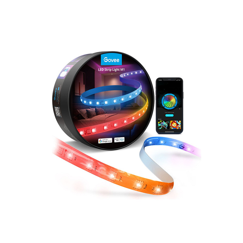 Bande LED M1 RGBIC Wi-Fi + Bluetooth 5 m - GOVEE - 83209000012