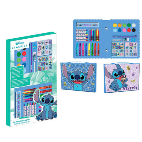 Set de papeterie à colorier Disney Stitch - CERDÁ - AR01867