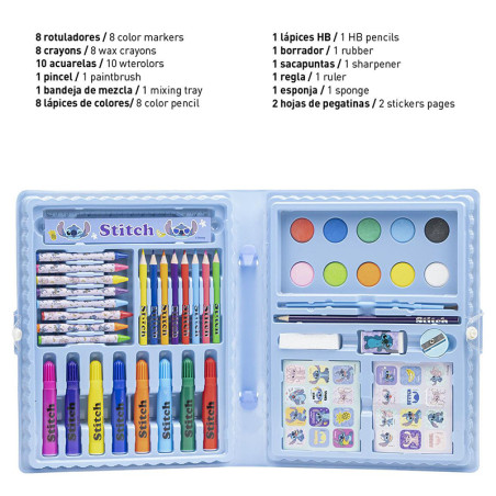 Set de papeterie à colorier Disney Stitch - CERDÁ - AR01867