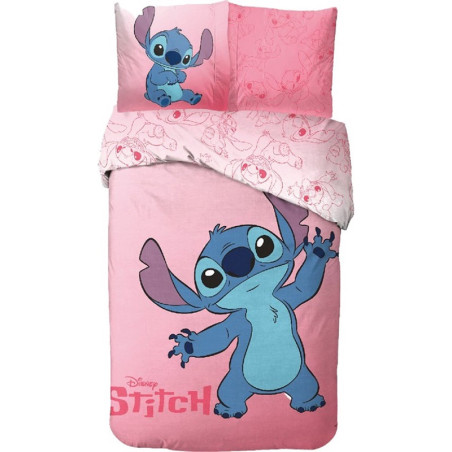 Parure de lit Disney Lilo & Stitch Friends en coton 140x200cm - AR01874_N
