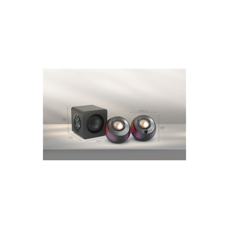 Enceintes ordinateur Pebble X Plus 2.1 30W Noir - CREATIVE LABS - 35813735
