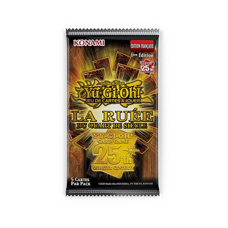 Booster Yu Gi Oh La Ruée du Quart de Siècle - KONAMI - 2609000006