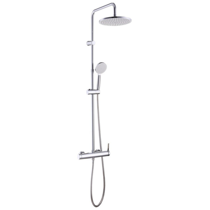 Colonne de douche mitigeur mécanique Essentiel, chrome