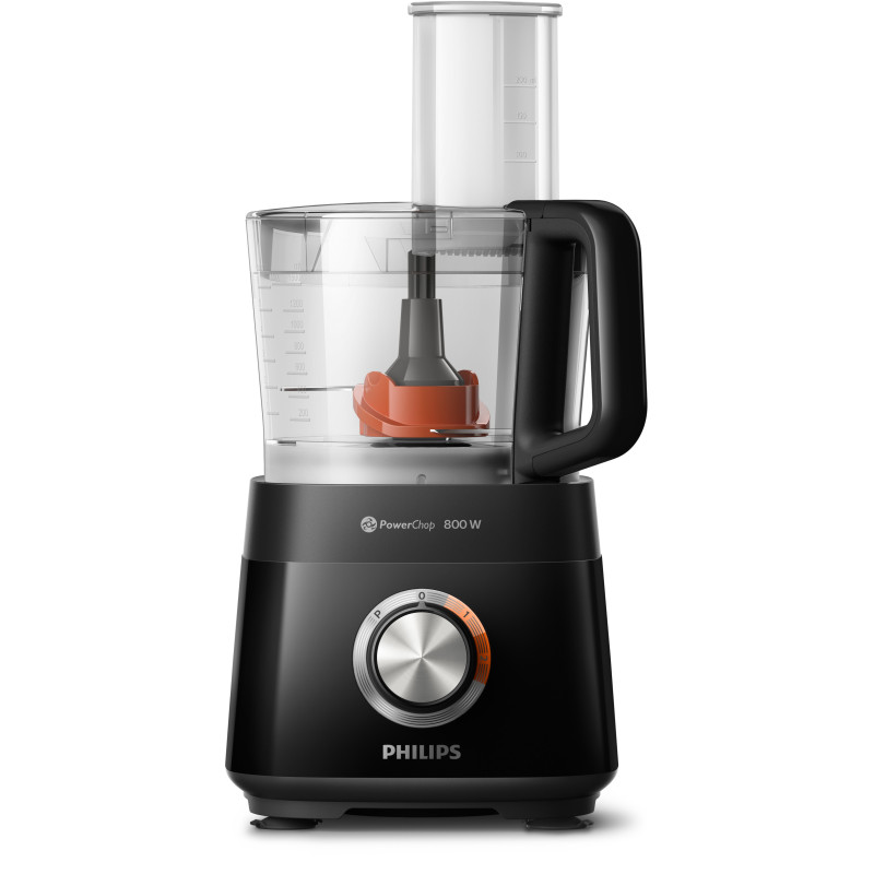 Philips Viva Collection HR7510/10 Robot multifonction compact - 29 fonctions - Noir