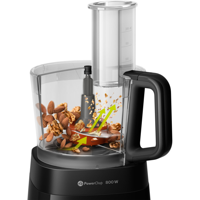 Philips Viva Collection HR7510/10 Robot multifonction compact - 29 fonctions - Noir