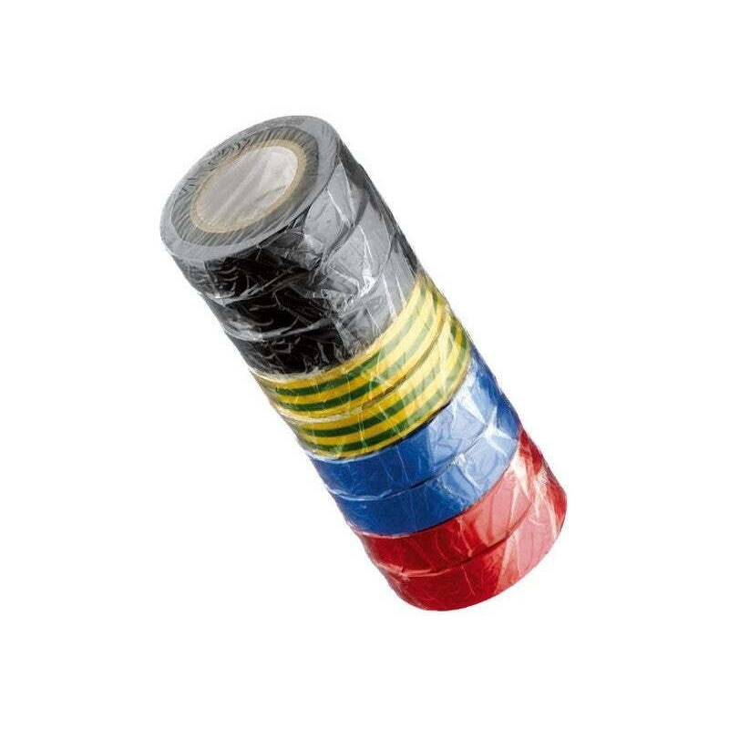 Lot 9 rubans adhésifs 15mm x 10m - Zenitech