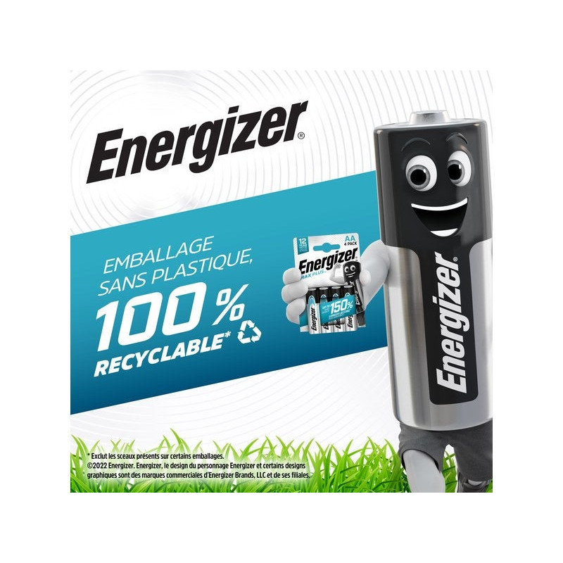 Lot De 2 Piles Alcaline Lr14 C, 1.5 V, Energizer