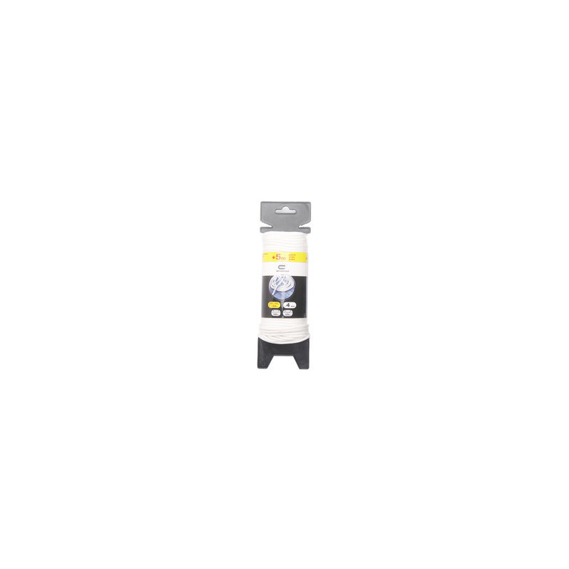 CORDE PE BLC 4MMX25M(20M + 5M GRATUIT)