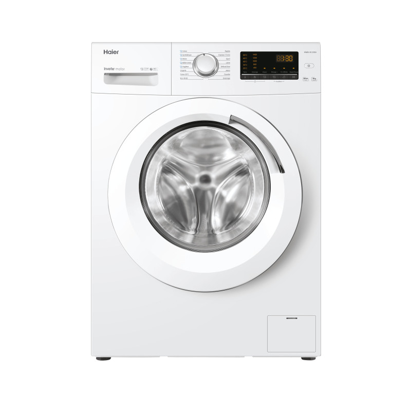 Haier Serie 39 HW80-B1239N machine à laver Charge avant 8 kg 1200 tr/min Blanc