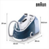Braun CareStyle 5 IS5245BL 2400 W 2 L Semelle Eloxal Bleu
