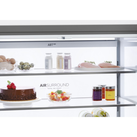 Haier Cube 90 Serie 7 HCR7918EIMB frigo américain Pose libre 601 L E Noir