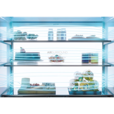 Haier Cube 90 Serie 7 HCR7918EIMB frigo américain Pose libre 601 L E Noir