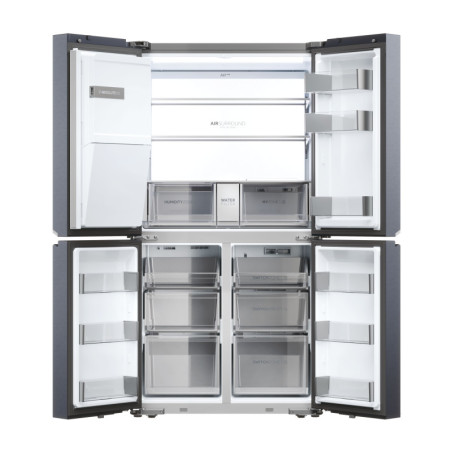 Haier Cube 90 Serie 7 HCR7918EIMB frigo américain Pose libre 601 L E Noir