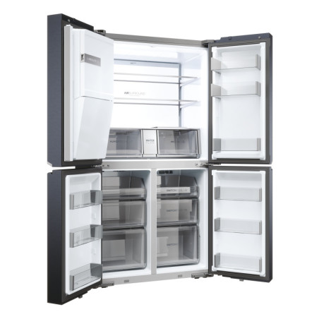Haier Cube 90 Serie 7 HCR7918EIMB frigo américain Pose libre 601 L E Noir