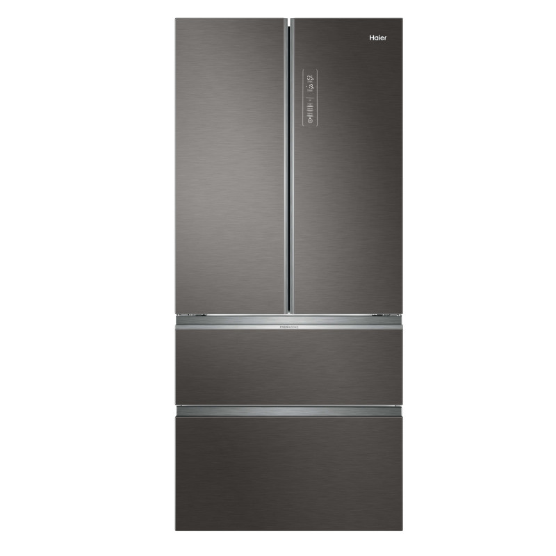 Haier FD 83 Serie 7 HB18FGSAAA frigo américain Pose libre 539 L E Argent, Titane