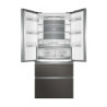 Haier FD 83 Serie 7 HB18FGSAAA frigo américain Pose libre 539 L E Argent, Titane