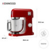 Kenwood kMix robot de cuisine 1000 W 5 L Rouge