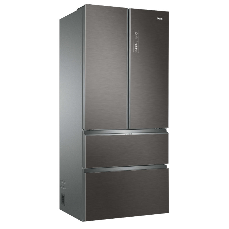 Haier FD 83 Serie 7 HB18FGSAAA frigo américain Pose libre 539 L E Argent, Titane