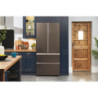 Haier FD 83 Serie 7 HB18FGSAAA frigo américain Pose libre 539 L E Argent, Titane