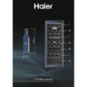 Haier Wine Bank 50 Serie 7 HWS77GDAU1 Refroidisseur de vin compresseur Pose libre Noir 77 bouteille(s)