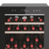 Haier Wine Bank 50 Serie 7 HWS77GDAU1 Refroidisseur de vin compresseur Pose libre Noir 77 bouteille(s)