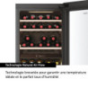 Haier Wine Bank 50 Serie 7 HWS77GDAU1 Refroidisseur de vin compresseur Pose libre Noir 77 bouteille(s)