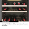 Haier Wine Bank 50 Serie 7 HWS77GDAU1 Refroidisseur de vin compresseur Pose libre Noir 77 bouteille(s)