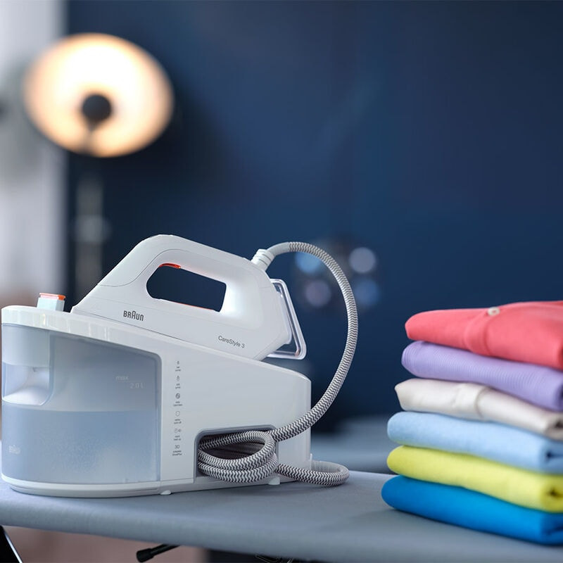 Braun CareStyle 3 IS3132WH 2400 W 2 L EloxalPlus soleplate Orange, Blanc