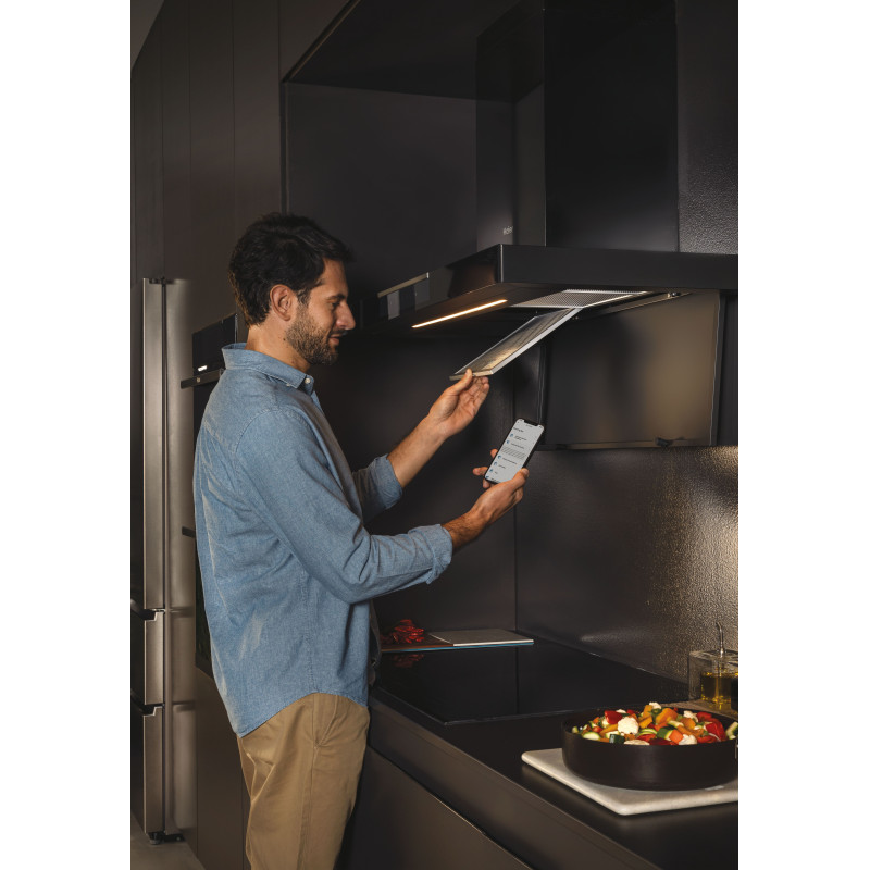 Haier I-Link HATS9DS46BWIFI Montée au mur Noir 571 m³/h